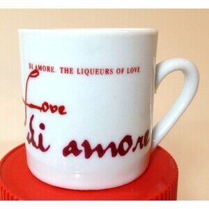 Vintage Souvenir DI AMORE Shot Glass The Liqueurs of Love w/Handle